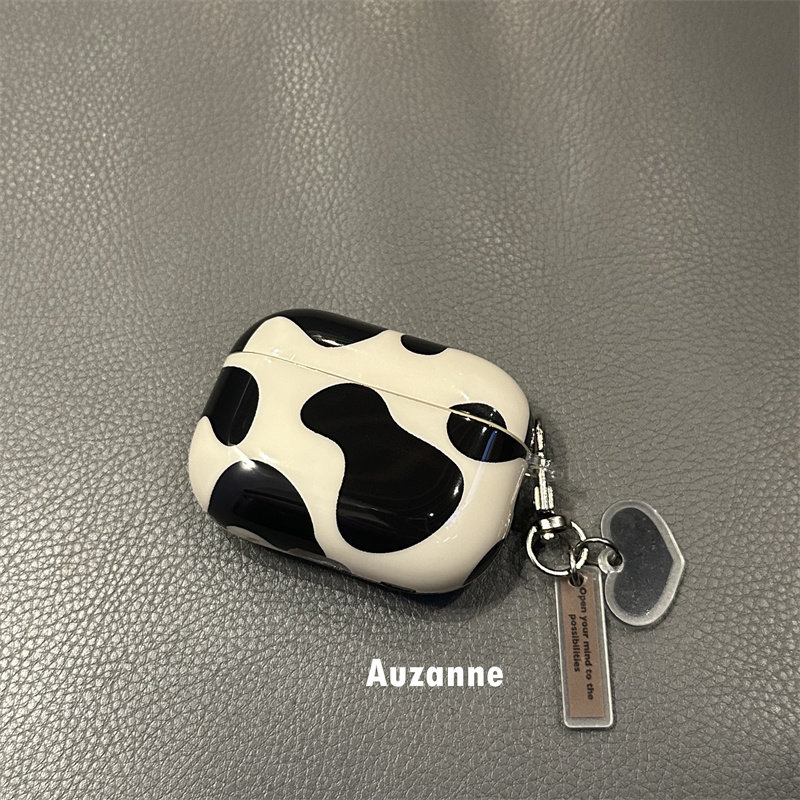 可爱奶牛纹适用于airpodspro1代2代3代4代苹果耳机壳保护套,3C数码配件,耳机保护套,淘宝优惠券,粉丝福利购,淘宝优惠卷