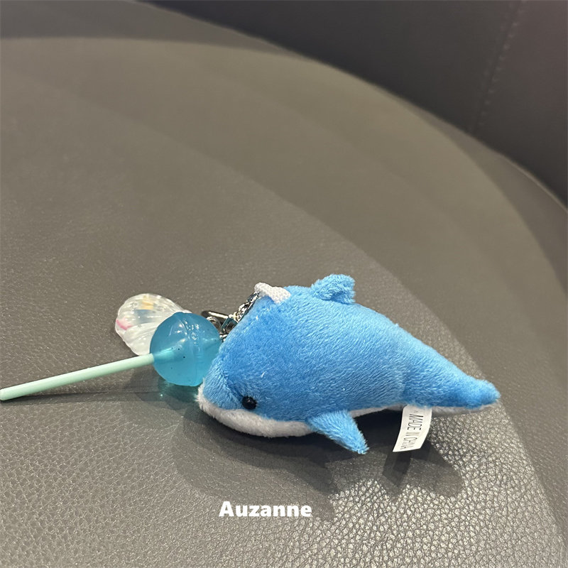 毛绒贝壳小海豚耳机壳