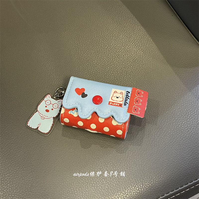 韩系ins卡通爱心小狗狗适用于苹果airpods pro1代2代3代耳机壳保护套,3C数码配件,耳机保护套,淘宝优惠券,粉丝福利购,淘宝优惠卷