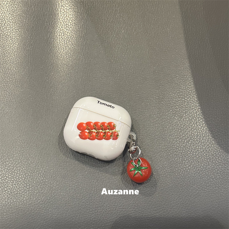小众可爱西红柿耳机壳保护套