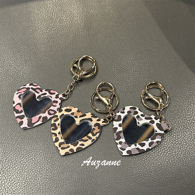 韩系小众豹纹爱心车钥匙挂链包包水杯挂坠airpods耳机壳挂饰品,节庆用品/礼品,钥匙扣,淘宝优惠券,粉丝福利购,淘宝优惠卷