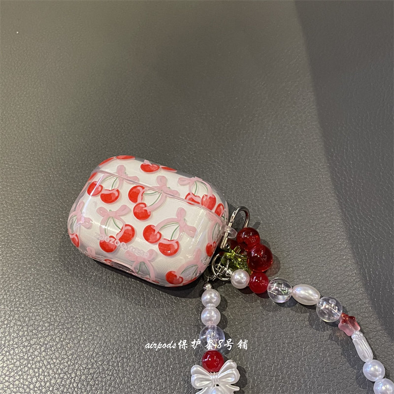 韩系可爱樱桃适用于苹果airpods pro1代2代3代耳机壳保护套,3C数码配件,耳机保护套,淘宝优惠券,粉丝福利购,淘宝优惠卷
