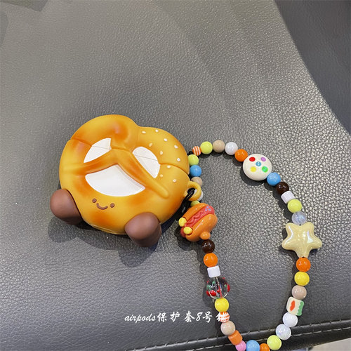 可爱面包表情华为耳机壳