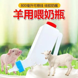 羊用奶瓶加厚喂奶器猪用羔羊挂式 奶壶羊羔喂奶神器羊奶羔羊奶瓶