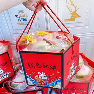 手工10款花样花糕礼盒馒头花馍葫芦迎财神醒狮饽饽糕点送老人年货