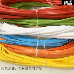 pe塑料家具环保料编织篮子收纳筐椅子沙发灯饰园林塑造型藤条材料