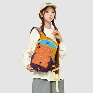 户外轻量化登山包山系工装双肩包大容量通勤13寸平板背包骑行书包