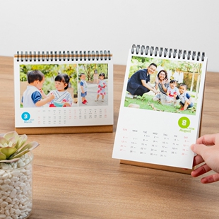 日历2026照片台历diy制作记事创意年历个人宝宝记录作摆件小清新
