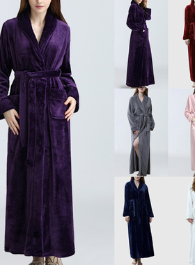 ata de ba?o ropa de dormir suelta suave larga ropa de dormir