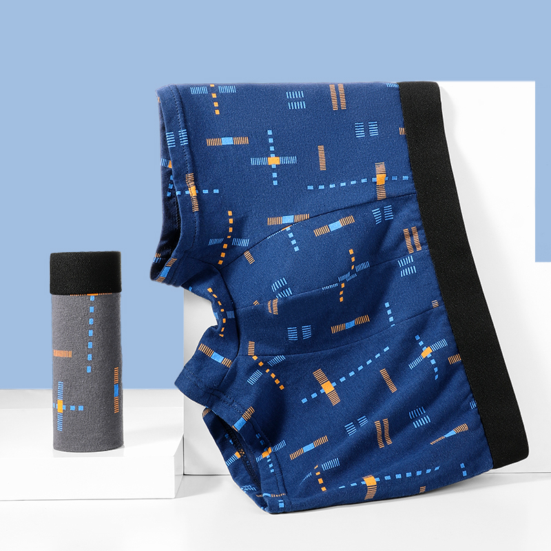 纯棉内裤男抗菌夏季薄款印花