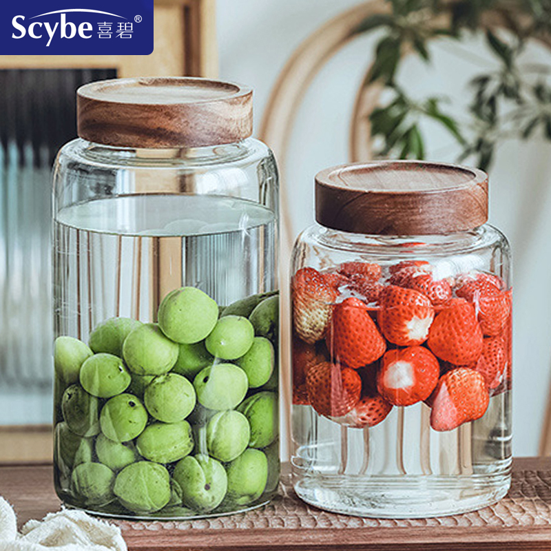 喜碧酿酒日式玻璃密封罐/泡酒罐