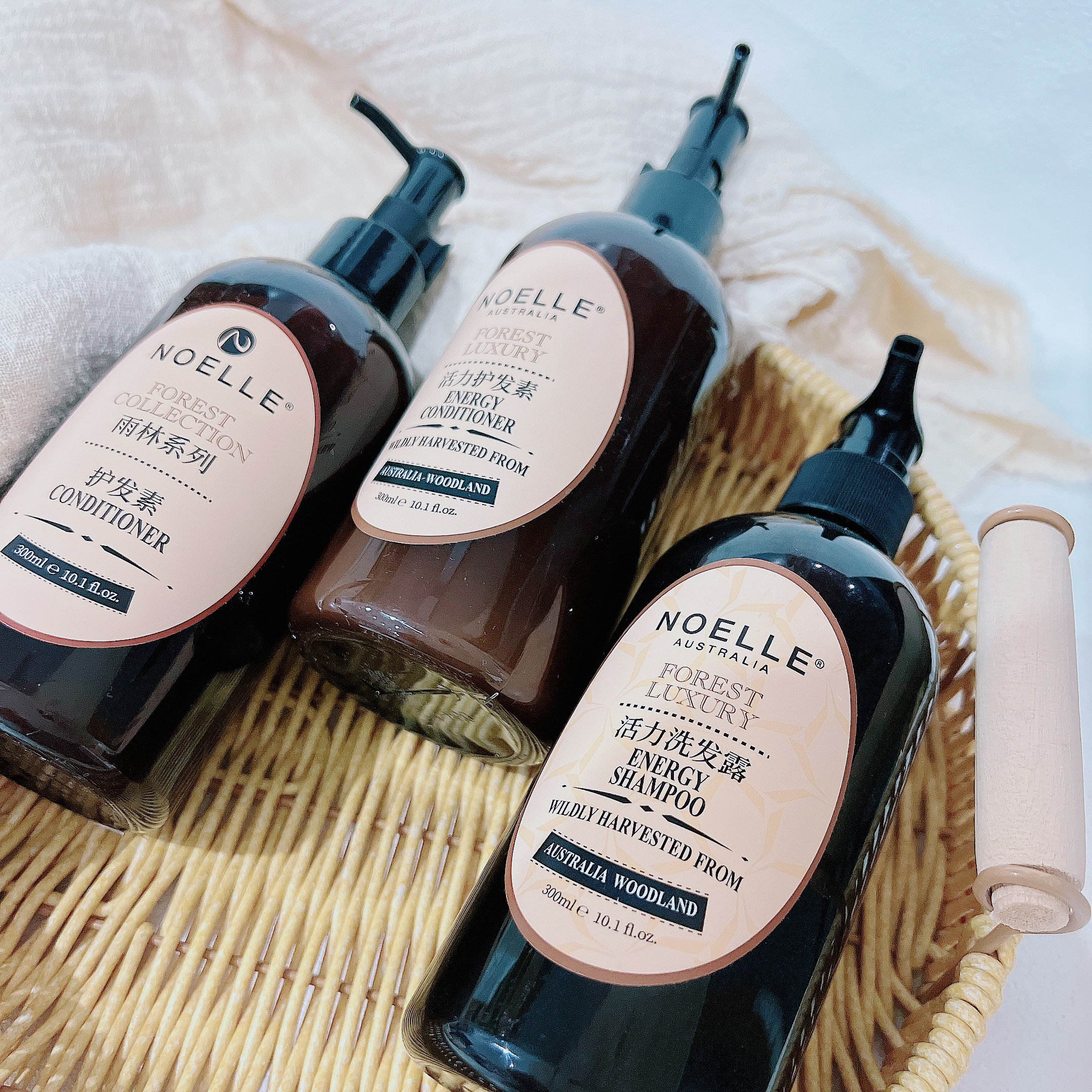 澳洲可降解配方 五星酒店版~NOELLE雨林系列洗发水护发素300ml