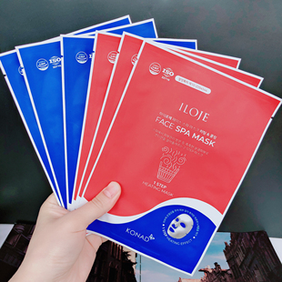 看日期！韩国爱家舒颜热感凉感面膜补水深层清洁细化毛孔6片/盒