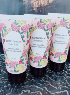 抹完指甲缝都香了~HAND CREAM紫罗兰玫瑰香氛护手霜滋润保湿50ml