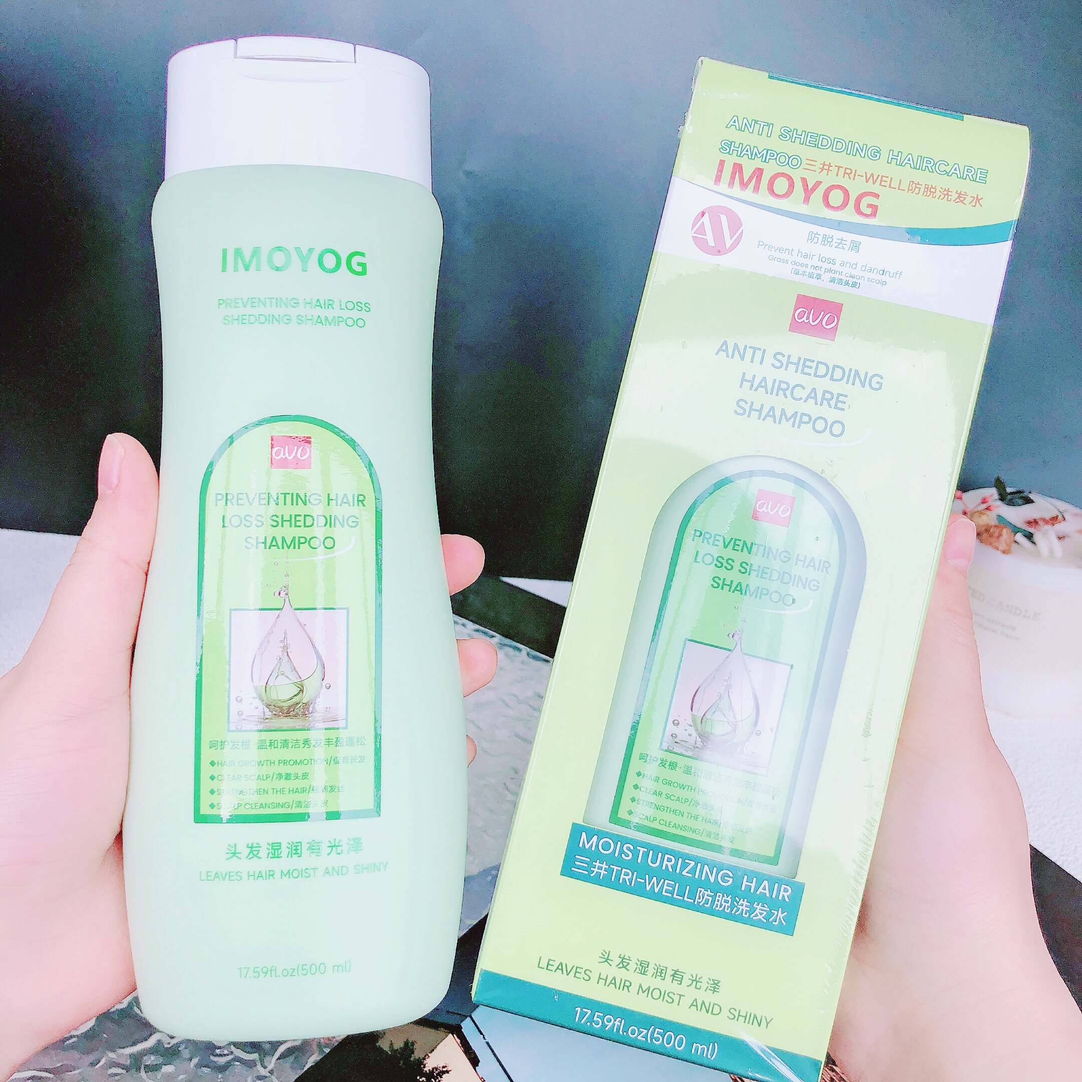 发缝密到看不见~三井防脱固发洗发水滋润净澈头皮减少头屑500ml