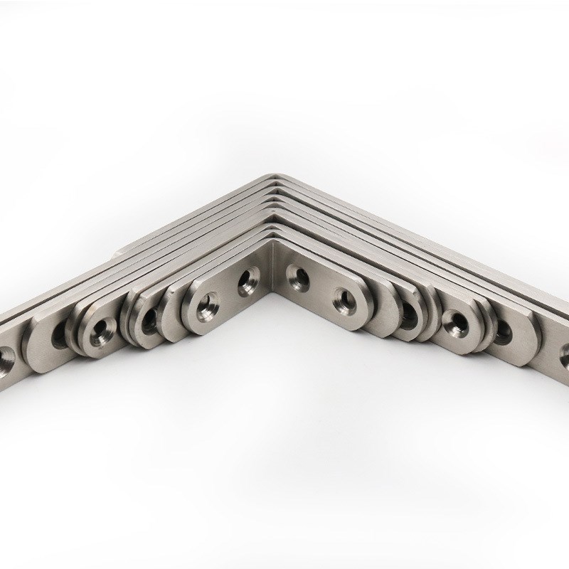 加厚不锈钢角码 3厘角铁90y度层板托L型直角支架家具连接固件