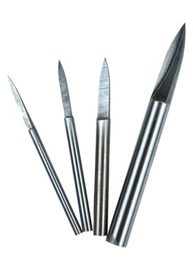 电动木工c雕刻刀划线刀宝剑刀木雕根雕刻字剑型刀一面尖刀白钢刻