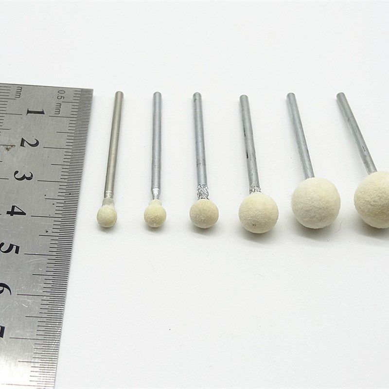 2.35-3.0柄羊毛球形磨琥珀玉石蜜蜡镜L面抛光羊毛轮牙机抛光磨头,标准件/零部件/工业耗材,磨头,淘宝优惠券,粉丝福利购,淘宝优惠卷