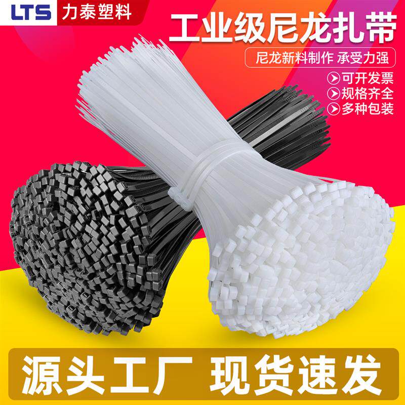 LTS尼龙扎带3*4*5*8*10*150*200*300塑料绑带扎带厂