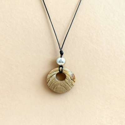 秋冬项链古熙西图画石小众设计感