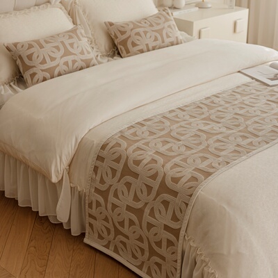 雅梵林侘寂风中古风床尾巾