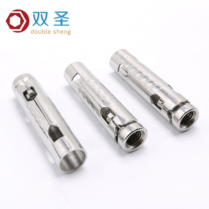 M6 M8 M10 M12不锈钢304鱼鳞管 不锈钢316三片式壁虎 内膨胀螺栓