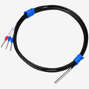 φ2mm细小测温探头 极细Pt100铂热电阻防水温度传感器K型直径1.5