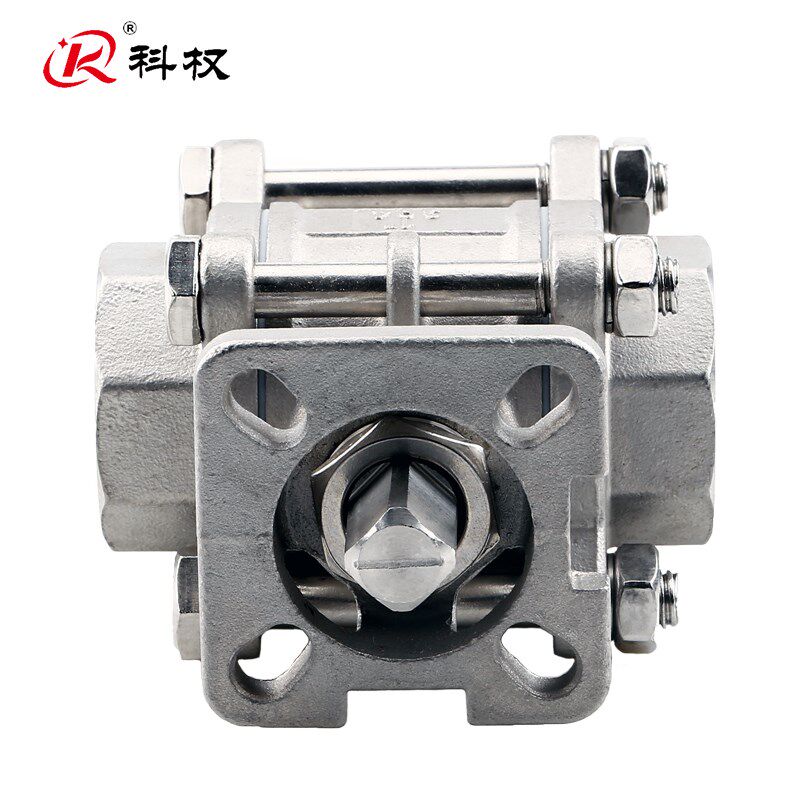 三片式球阀高平台304不锈钢3PC丝扣焊接1寸2寸dn15/20/25气动阀门