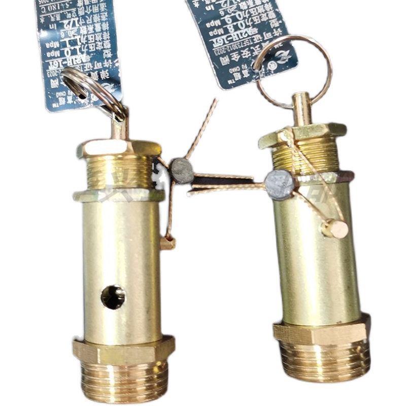 全铜A21W-16T空压机螺杆机A28X-16T空气储气罐水塔安全阀1/2