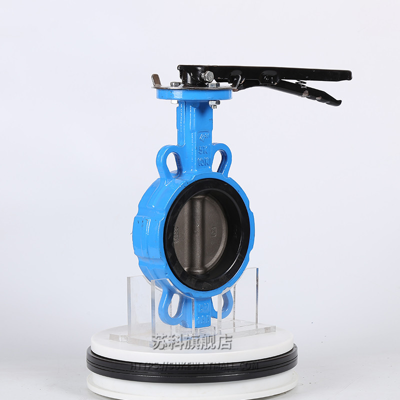 手柄对夹式蝶阀 脱硫脱硝2507阀板 手动软密封中线蝶阀 D71X-16