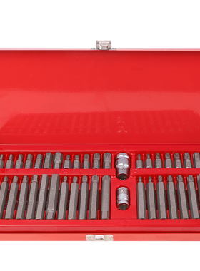 41件旋具套筒内六角套筒内六花星批套筒头t40m1012花工具汽修套装