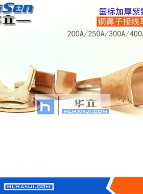 电焊机接线端子铜耳朵焊机铜鼻子200A250A300A/400A/500A国标加厚