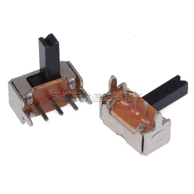 拨动开关SS12D07VG3/4/5/6/7/8柄高SK12D07滑动单刀双掷二档三脚