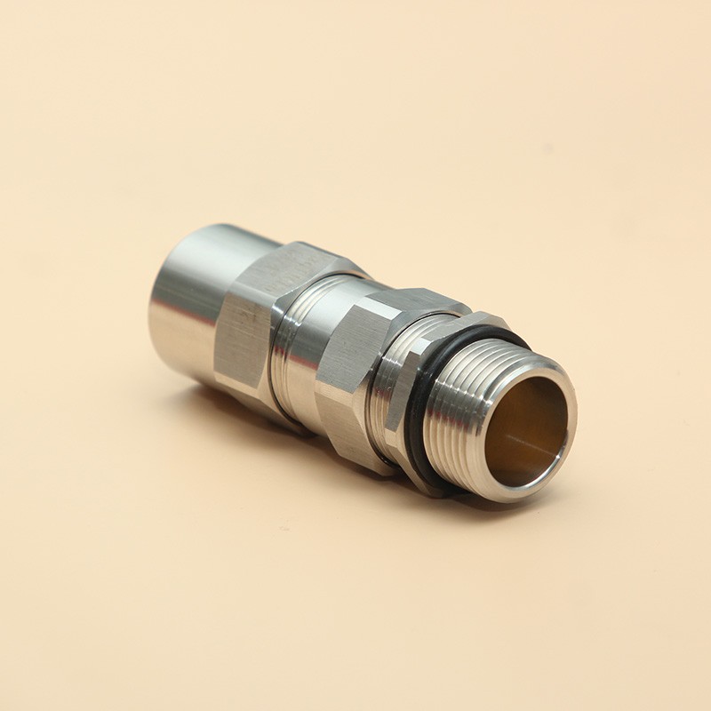 防爆铠装电缆格兰头304不锈t钢金属填料函G3/4M20X1.5内外丝配电