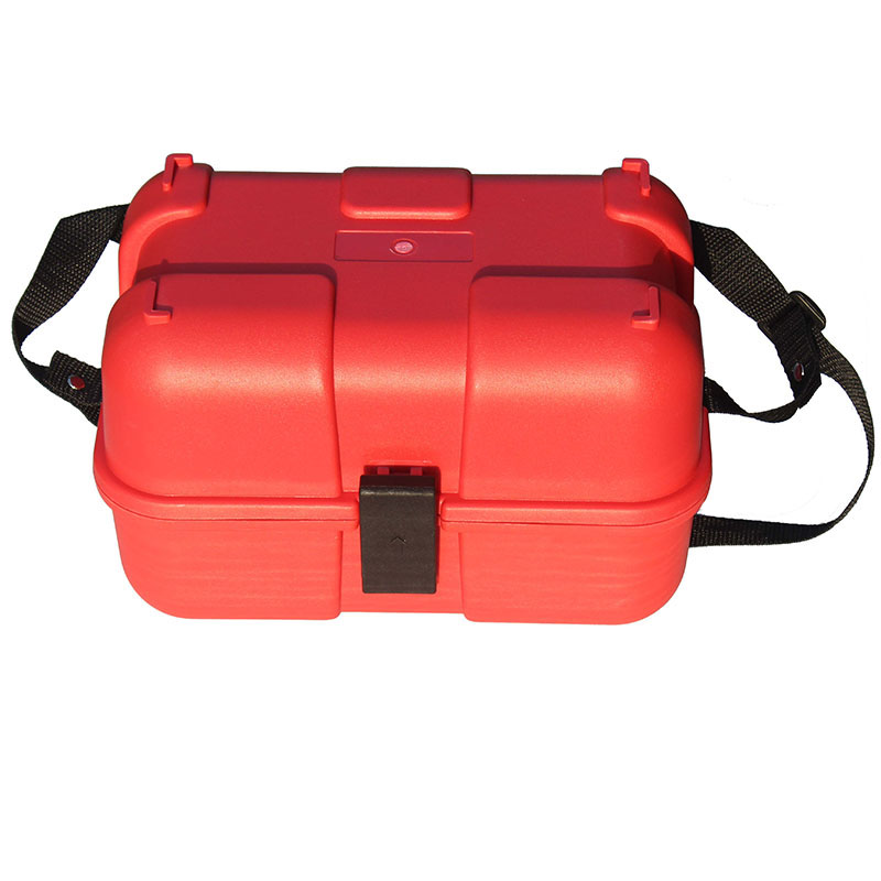 红色通用型水准仪z箱小型塑料仪器收纳盒