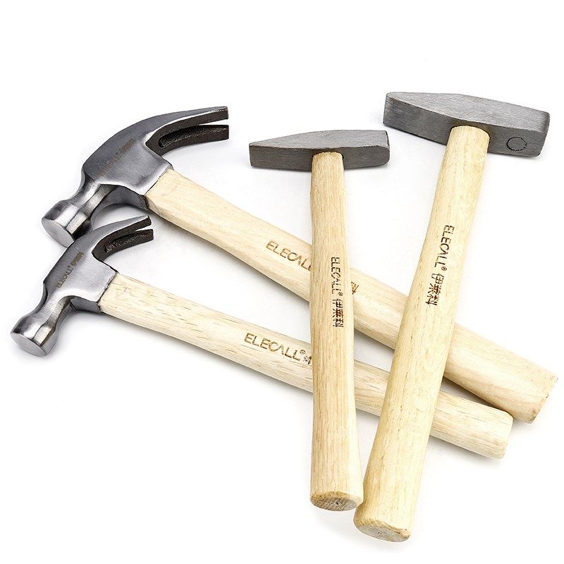 伊莱科ET080101木柄扁锤 木工羊角锤 拔钉锤多功能敲击工具高碳钢,搬运/仓储/物流设备,机械式停车设备（立体停车库）,淘宝优惠券,粉丝福利购,淘宝优惠卷