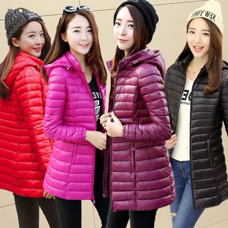 速卖通棉衣女中长款修身韩版轻薄款羽绒棉服女士外套大码棉袄批发,女装/女士精品,大码棉服,淘宝优惠券,粉丝福利购,淘宝优惠卷