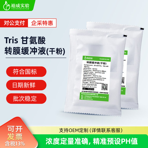 裕成实验YC2016 实验室用转膜Tris-甘氨酸转膜缓冲液 WB转印液 电