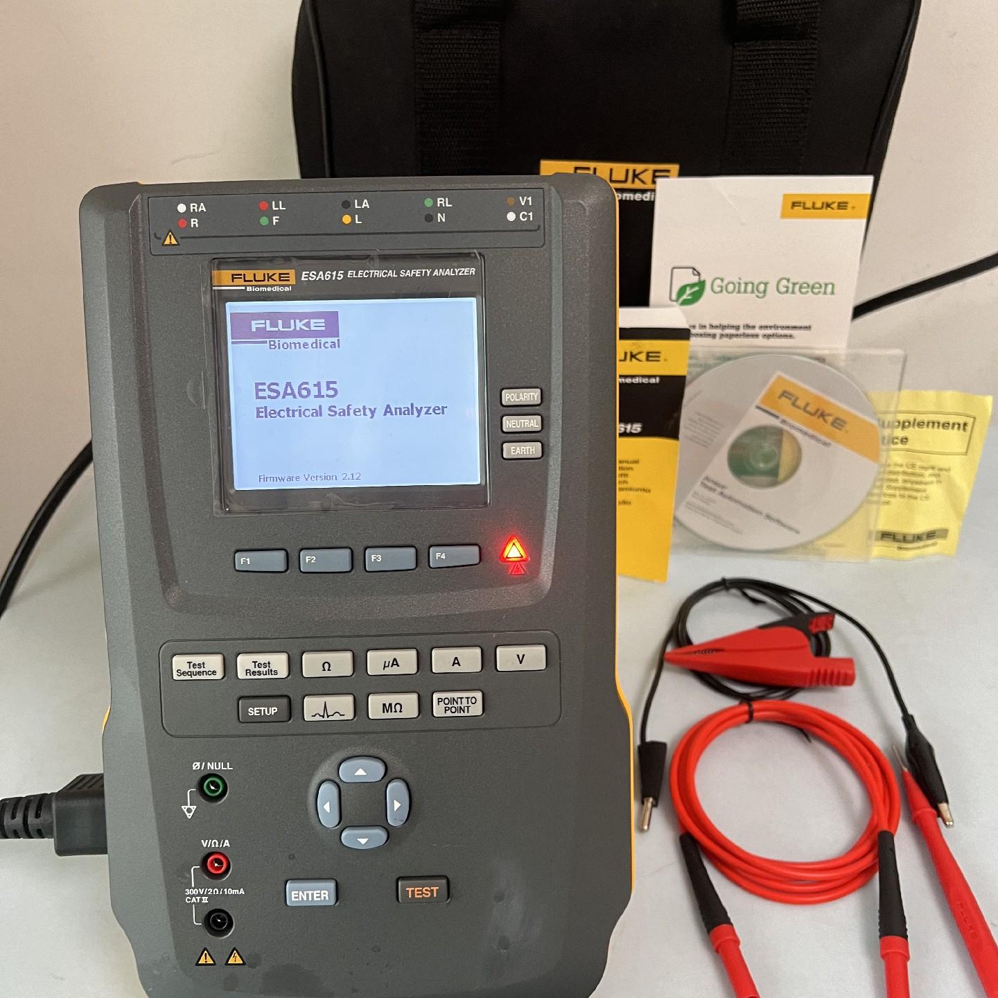 FLUKE福禄克ESA612 ESA620 ESA609 ESA615 ESA601电气安全分析仪