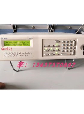台湾Chroma 致茂23291 2238 23293 23294 22294-A视频信号发生器