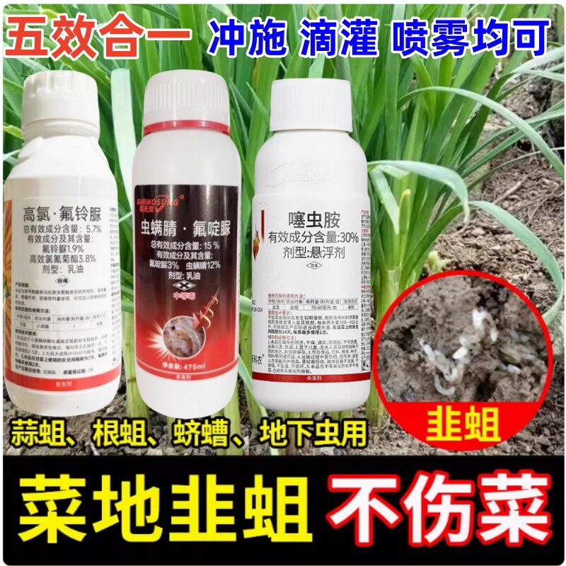 韭蛆蒜蛆药虫螨腈.噻虫胺 氟啶杀虫剂