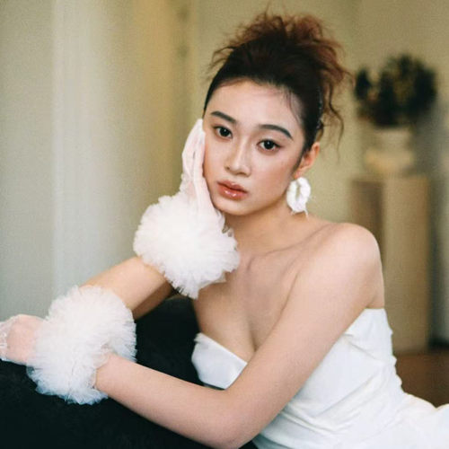 Mi唐手作纱手套新娘拍照领证求婚