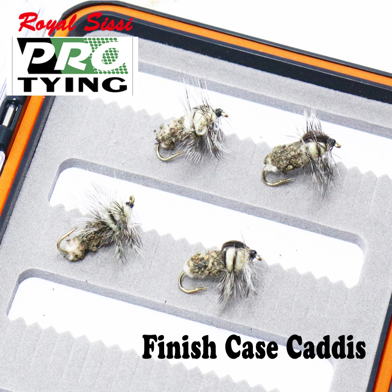 Persuader飞钓 飞蝇钓饵 仿生鱼饵 12# FinishCase石蚕若虫飞蝇钩