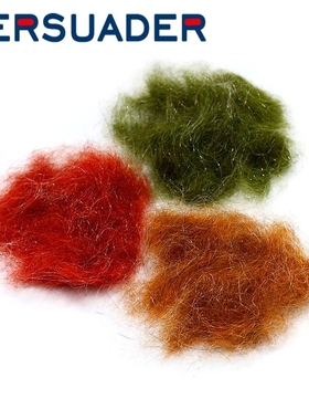 persuader 飞钓钩 毛钩绑制材料 caddis石蛾若虫躯体纤维飞蝇钓饵