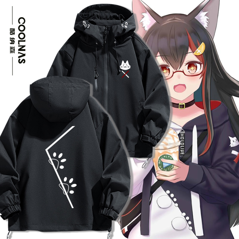 虚拟主播vtuber大神澪冲锋衣夹克