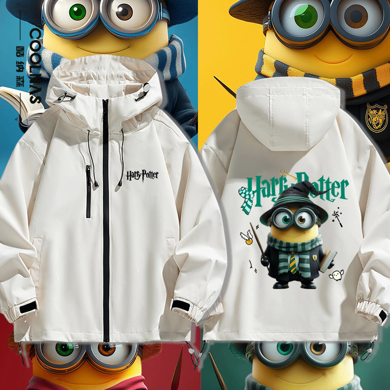 哈利波特联名小黄人夹克秋冬外套