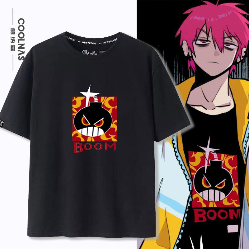 硬核一中漫画戎星野戎也科小嵬汲萌萌cos二次元纯棉短袖t恤男半袖