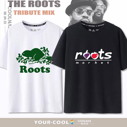 THEROOTS乐队复古经典印花短袖