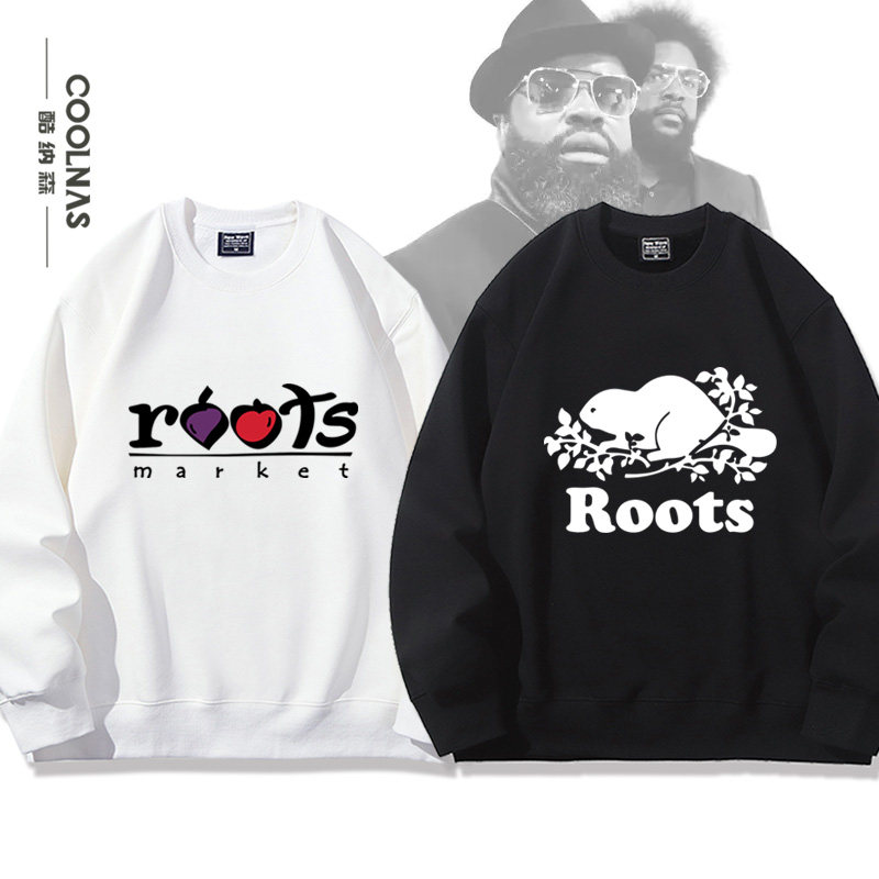 THE ROOTS乐队复古经典欧美说唱嘻哈hiphop圆领卫衣男女春秋上衣