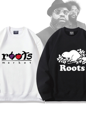 THE ROOTS乐队复古经典欧美说唱嘻哈hiphop圆领卫衣男女春秋上衣
